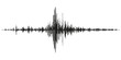 Seismogram of different seismic activity record vector illustration, earthquake wave on paper fixing, stereo audio wave diagram background. seismic tremors sign. Earthquake seismic activity