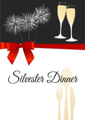 Wall Mural - Silvester Dinner