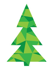 Sticker - Vector Christmas Tree