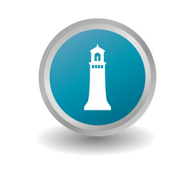 Poster - lighthouse icon