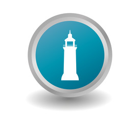 Poster - lighthouse icon