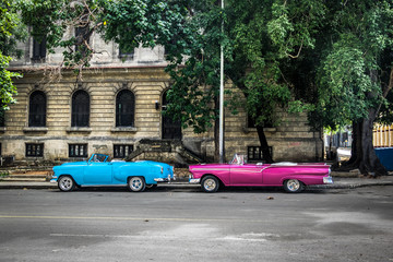 Sticker - Vintage Cars - Havana, Cuba