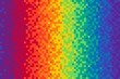 © yuravector - Pixel rainbow background Seamless pattern