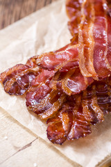 Canvas Print - Fried Bacon