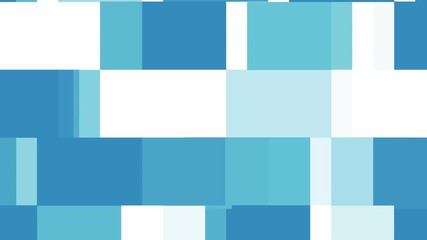Wall Mural - Light Blue Squares Moving Around Background