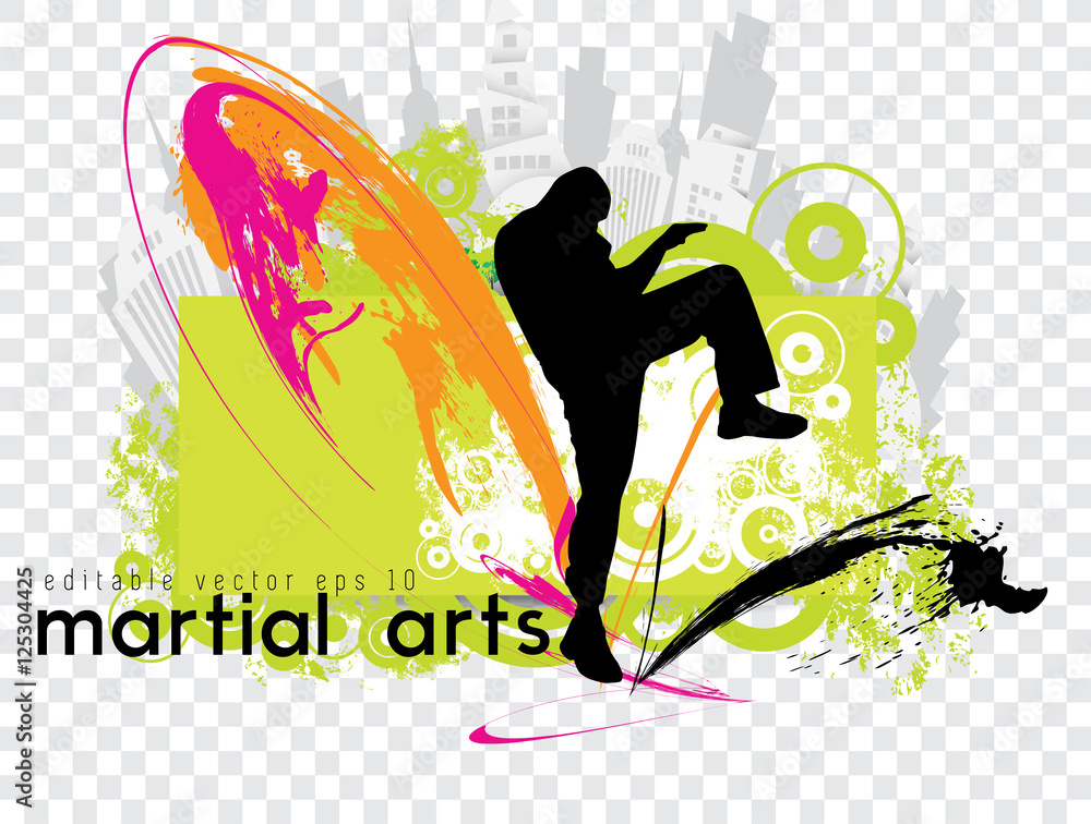 Vector of karate Stock Vector | Adobe Stock