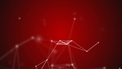 Wall Mural - plexus rising up on a red background