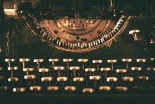 Aged Typewriter Machine