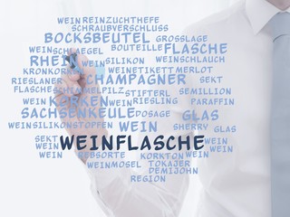 Sticker - Weinflasche