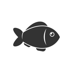 Wall Mural - Fish icon vector simple illustration.