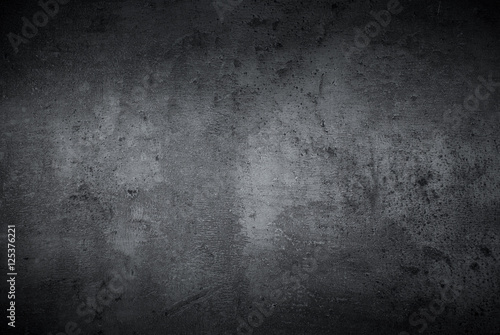 Plakat Pusta czarna betonu kamienia powierzchni tekstura