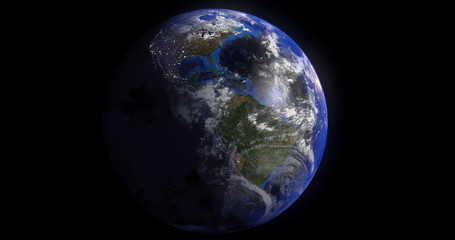 cloudy earth