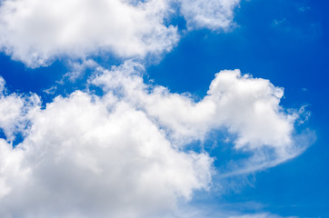 Wall Mural - blue Sky with cloudy in sunny day,nautre background