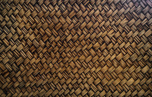 Old Rattan Weave Texture, Traditional Weave Rattan Texture Background 