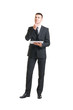 © Acronym - Young and confident businessman on white