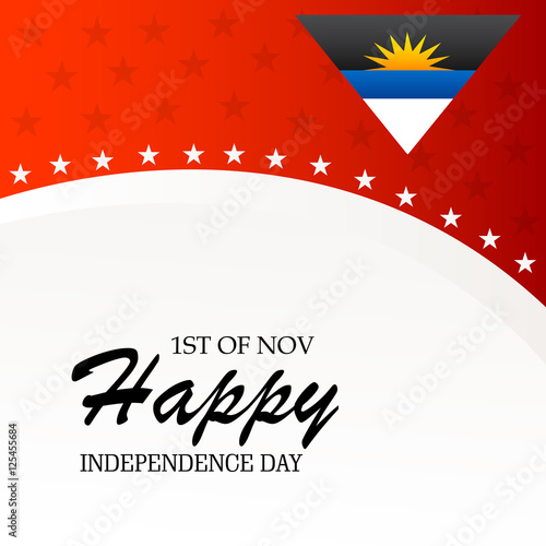 Antigua and Barbuda independence Day. - Buy this stock illustration and