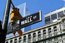 Sign Of Wall Street