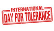 © Balint Radu - International Day for Tolerance sign or stamp
