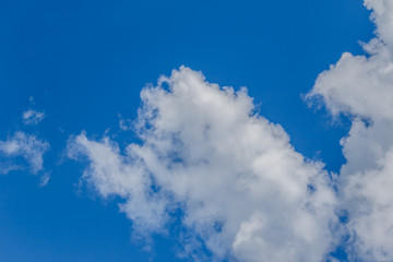 blue sky with cloud