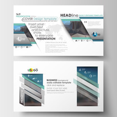 Wall Mural - templates in hd size for presentation slides. easy editable layouts in flat design. abstract busines