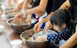 © junce11 - Asian children are cooking ice cream in cooking class