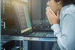 © Pixza - system administrator working in data center