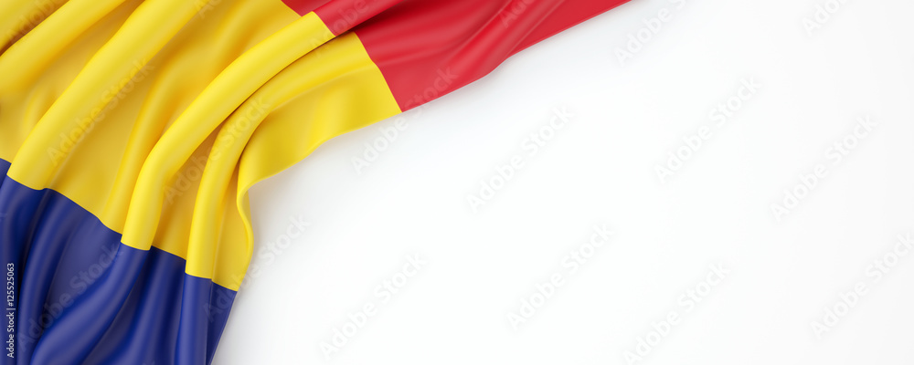 Romania Flag - obrazy, fototapety, plakaty 