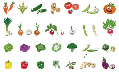  25 fröhliche und gesunde Gemüsesorten