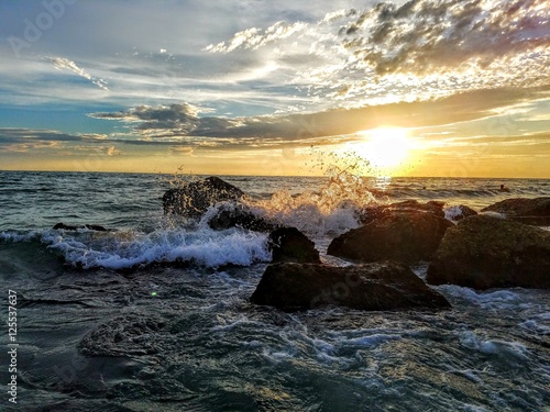 Fotomural Día cálido en el golfo de México