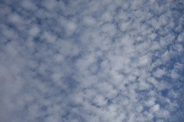 Clouds in the blue sky