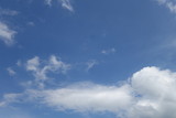 Fototapeta Niebo - Clouds in the blue sky