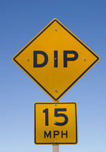 Dip Road Sign Free Stock Photo - Public Domain Pictures