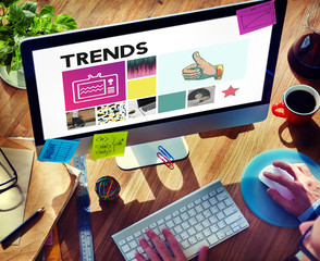 Wall Mural - trends design fashion marketing modern style concept