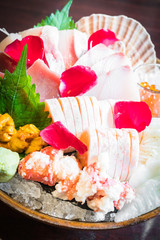 Canvas Print - Sashimi set