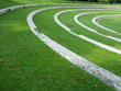 © photobuilder - outdoor green yard in the park stairs curve line patten from but