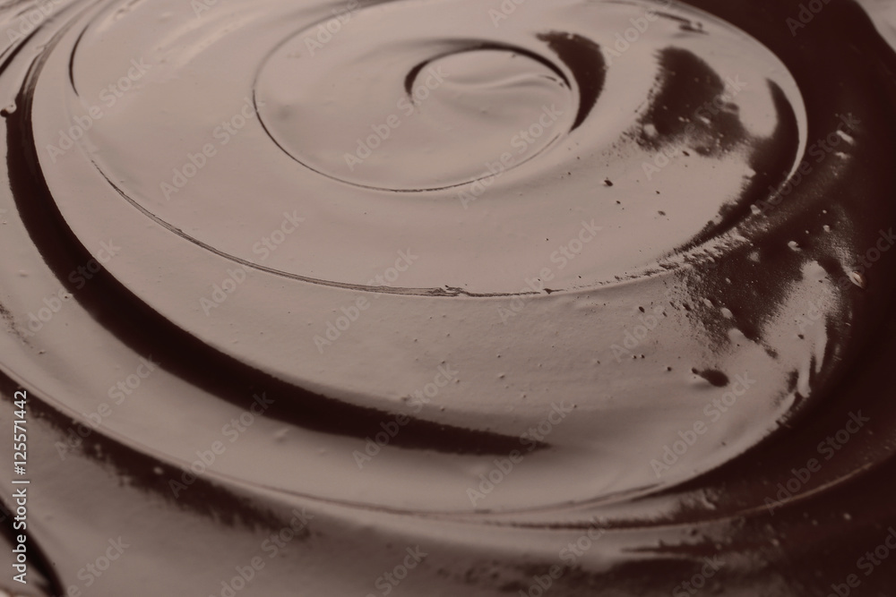 Melted chocolate background