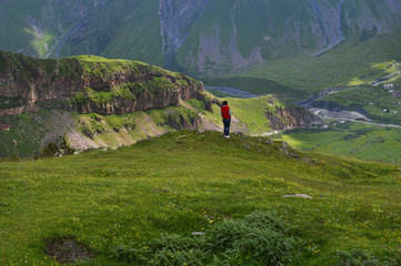 the majestic splendor of the Caucasus mountains