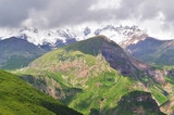 Fototapeta Góry - the majestic splendor of the Caucasus mountains