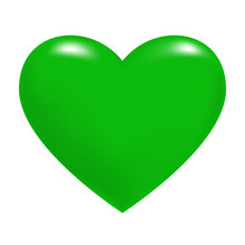 Green Heart. Vector