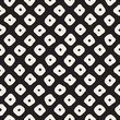 © Samolevsky - Vector Seamless Black and White Hand Drawn Rhombus Pattern
