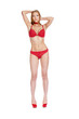 © Andrey_Arkusha - Young beautiful blonde woman in red bikini