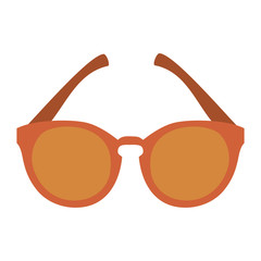 Canvas Print - style sunglasses isolated icon vector illustration design