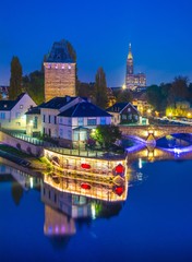 Fototapete - Strasbourg in Alsace, France