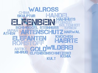 Wall Mural - Elfenbein