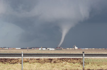 A Small Cone Tornado Does Damage Near Franklin Grove, IL On April 9, 2015. This Tornado Would Later Impact The Town Of Fairdale, IL.