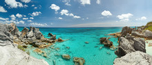 Panorama Of Rocky Bermuda Coast