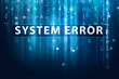 system error background