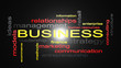 © ArtmediaworX - Business Word Cloud Text Animation 3D Rendering