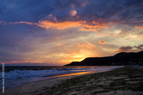 Evening Beach Tapéta, Fotótapéta
