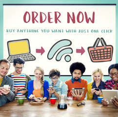 Sticker - Online Shopping Web Shop E-shopping Concept